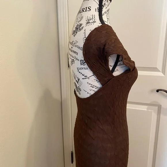 House of Harlow Brown Backless Dress - Picture 3 of 9